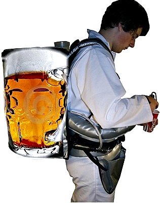 Beer backpack is the most convincing proof that God loves man and wants to see him happy.