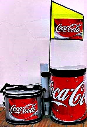Coca-Cola Rucksack und Bauchladen Aktion Moseltal!