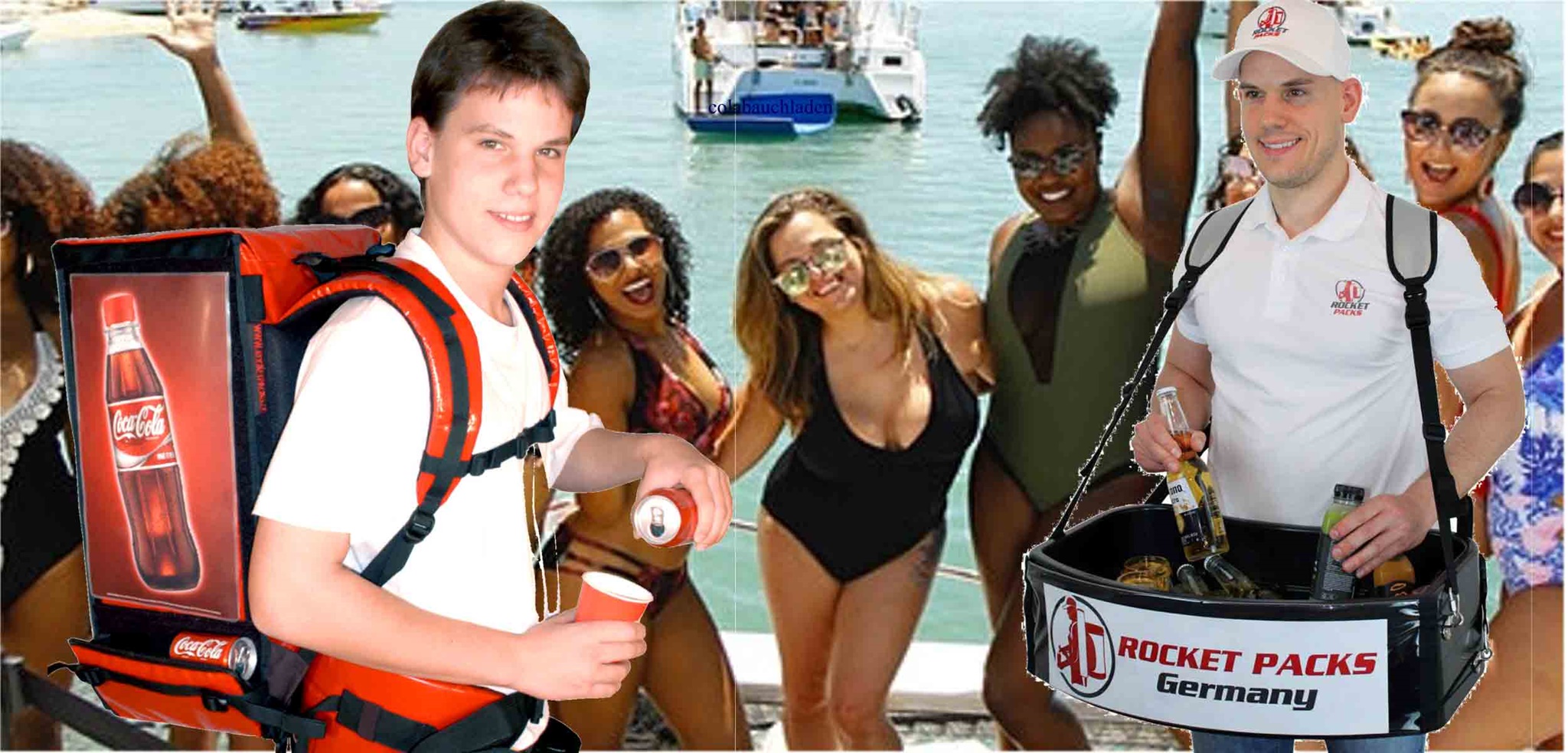 small backpack with drink holder