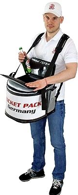 Ergonomically designed: Ninety percent of the pack's weight is transferred to the foam hip belt. Load stabilising straps transfer the load of the pack's drinks dispenser to the bottom of the pack. The rucksack features tapered hip and lumbar pads for added comfort.
