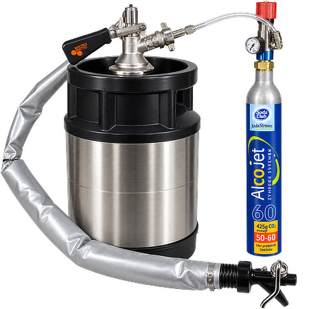 SodaClub CO₂-System für den direkten Bierausschank aus einem KEG