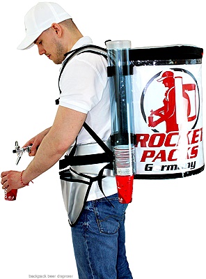 Der Premium Rucksack 11 Liter erfüllt alle Voraussetzungen für den professionellen mobilen Bierausschank.