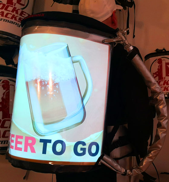 tragbare bier display